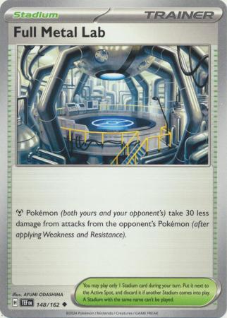 Scarlet & Violet: Temporal Forces: 148/162 - Full Metal Lab - Uncommon