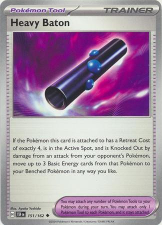 Scarlet & Violet: Temporal Forces: 151/162 - Heavy Baton - Uncommon