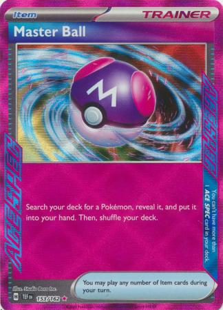 Scarlet & Violet: Temporal Forces: 153/162 - Master Ball - Ace Rare
