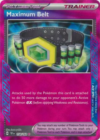 Scarlet & Violet: Temporal Forces: 154/162 - Maximum Belt - Ace Rare