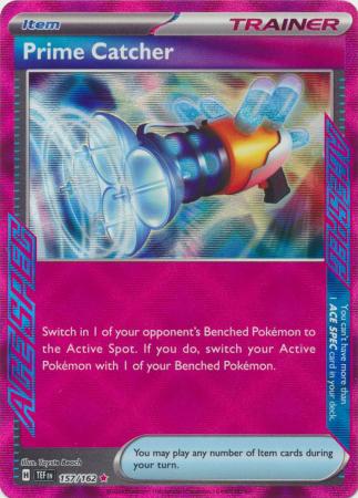 Scarlet & Violet: Temporal Forces: 157/162 - Prime Catcher - Ace Rare