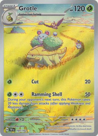 Scarlet & Violet: Temporal Forces: 164/162 - Grotle - 164/162 - Illustration Rare