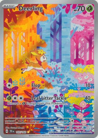 Scarlet & Violet: Temporal Forces: 165/162 - Deerling - Illustration Rare