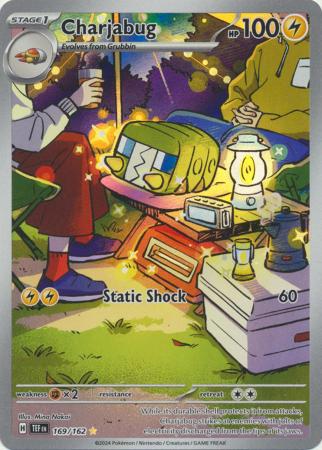 Scarlet & Violet: Temporal Forces: 169/162 - Charjabug - Illustration Rare