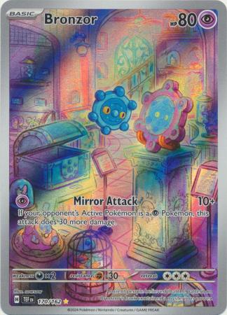 Scarlet & Violet: Temporal Forces: 170/162 - Bronzor - Illustration Rare