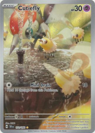 Scarlet & Violet: Temporal Forces: 172/162 - Cutiefly - Illustration Rare