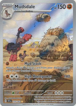 Scarlet & Violet: Temporal Forces: 175/162 - Mudsdale - Illustration Rare