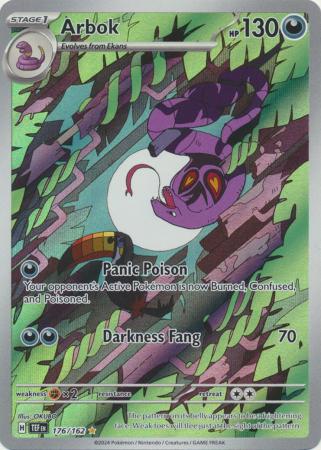 Scarlet & Violet: Temporal Forces: 176/162 - Arbok - Illustration Rare