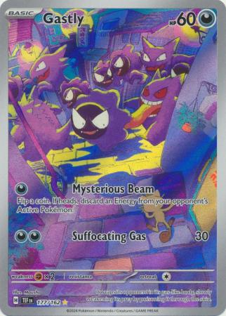 Scarlet & Violet: Temporal Forces: 177/162 - Gastly - Illustration Rare