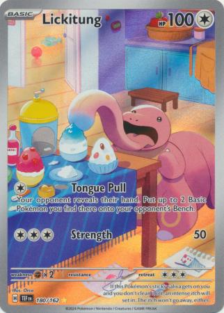 Scarlet & Violet: Temporal Forces: 180/162 - Lickitung - Illustration Rare