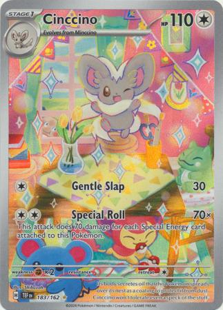 Scarlet & Violet: Temporal Forces: 183/162 - Cinccino - Illustration Rare