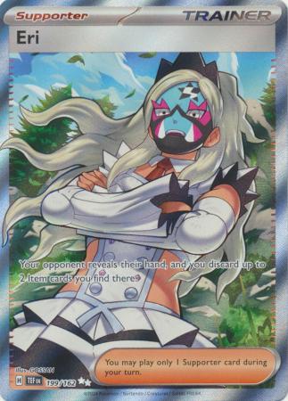 Scarlet & Violet: Temporal Forces: 199/162 - Eri - Full Art Secret Rare