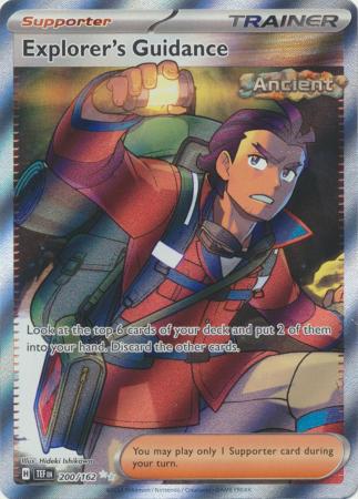 Scarlet & Violet: Temporal Forces: 200/162 - Explorer's Guidance - Full Art Secret Rare