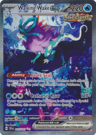 Scarlet & Violet: Temporal Forces: 205/162 - Walking Wake ex - Special Illustration Rare
