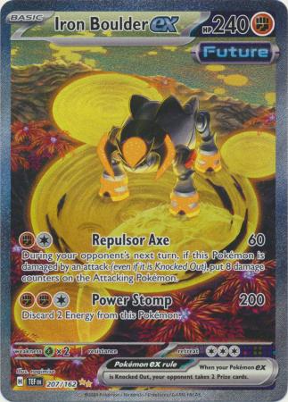 Scarlet & Violet: Temporal Forces: 207/162 - Iron Boulder ex - Special Illustration Rare