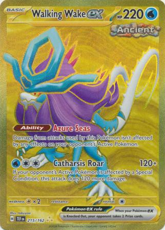 Scarlet & Violet: Temporal Forces: 215/162 - Walking Wake ex - Gold Secret Rare