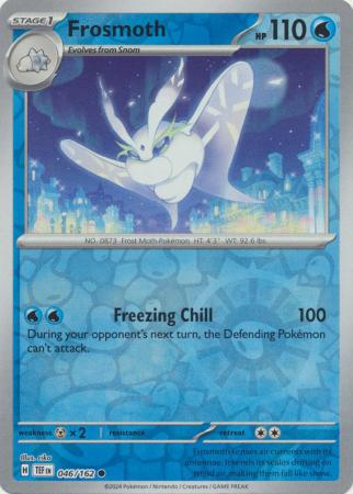 Scarlet & Violet: Temporal Forces: 046/162 - Frosmoth - Common Reverse Holo