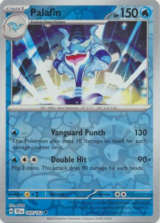 Scarlet & Violet: Temporal Forces: 049/162 - Palafin - Uncommon Reverse Holo