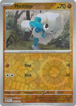 Scarlet & Violet: Temporal Forces: 082/162 - Meditite - Common Reverse Holo