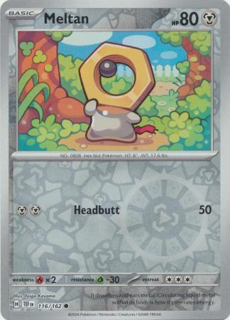 Scarlet & Violet: Temporal Forces: 116/162 - Meltan - Common Reverse Holo