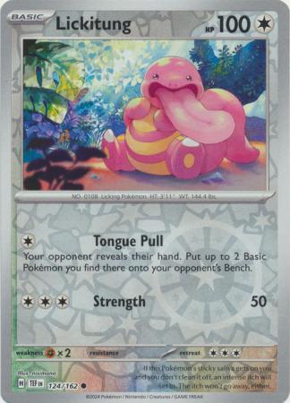 Scarlet & Violet: Temporal Forces: 124/162 - Lickitung - Common Reverse Holo