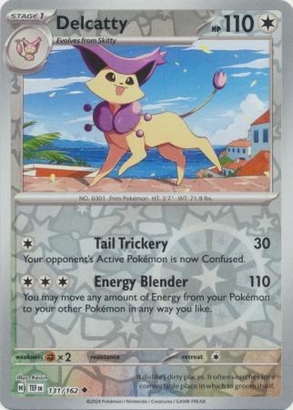 Scarlet & Violet: Temporal Forces: 131/162 - Delcatty - Uncommon Reverse Holo