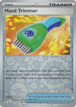 Scarlet & Violet: Temporal Forces: 150/162 - Hand Trimmer - Uncommon Reverse Holo