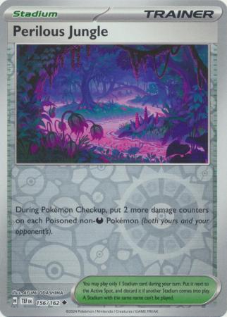 Scarlet & Violet: Temporal Forces: 156/162 - Perilous Jungle - Uncommon Reverse Holo