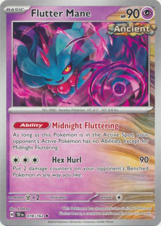 Scarlet & Violet: Temporal Forces: 078/162 - Flutter Mane - Non-Holo Rare