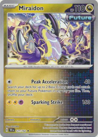 Scarlet & Violet: Temporal Forces: 121/162 - Miraidon - Non-Holo Rare