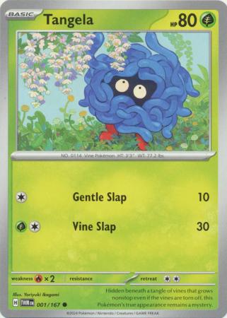 Scarlet & Violet: Twilight Masquerade : 001/167 - Tangela - Common