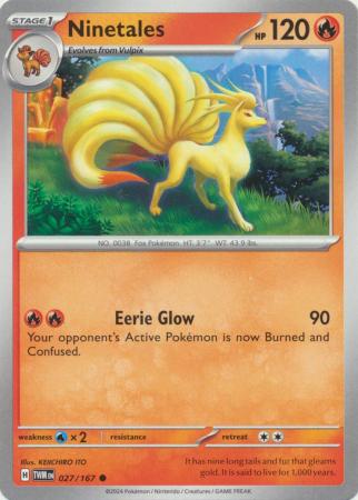 Scarlet & Violet: Twilight Masquerade : 027/167 - Ninetales - Common