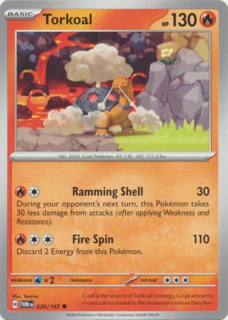 Scarlet & Violet: Twilight Masquerade : 030/167 - Torkoal - Common