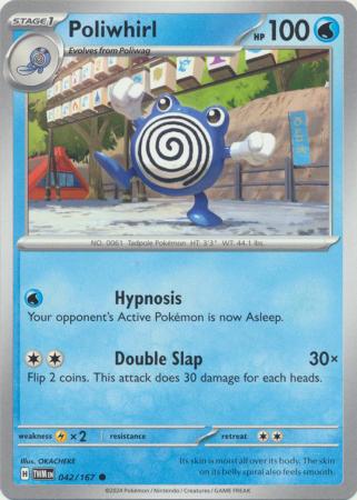 Scarlet & Violet: Twilight Masquerade : 042/167 - Poliwhirl - Common