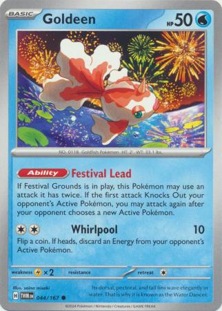 Scarlet & Violet: Twilight Masquerade : 044/167 - Goldeen - Common