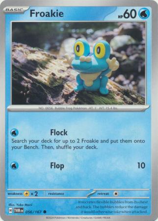 Scarlet & Violet: Twilight Masquerade : 056/167 - Froakie - Common