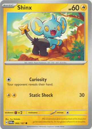 Scarlet & Violet: Twilight Masquerade : 066/167 - Shinx - Common
