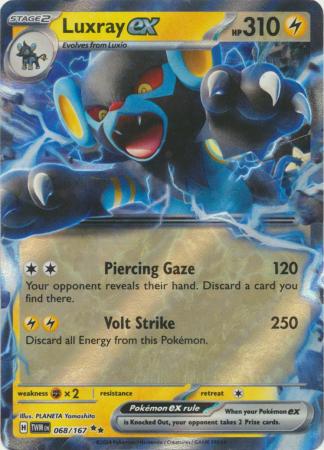Scarlet & Violet: Twilight Masquerade : 068/167 - Luxray ex - Ultra Rare