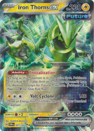Scarlet & Violet: Twilight Masquerade : 077/167 - Iron Thorns ex - Ultra Rare