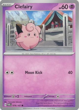 Scarlet & Violet: Twilight Masquerade : 078/167 - Clefairy - Common