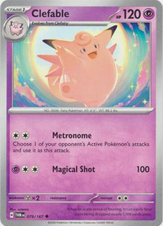 Scarlet & Violet: Twilight Masquerade : 079/167 - Clefable - Uncommon