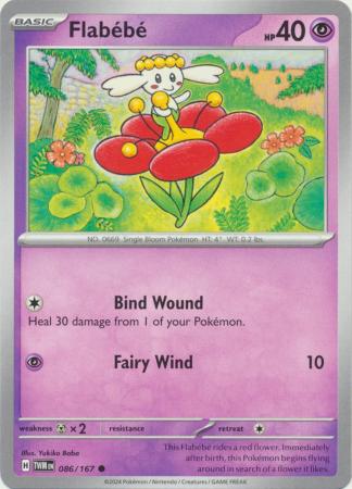 Scarlet & Violet: Twilight Masquerade : 086/167 - Flabebe - Common