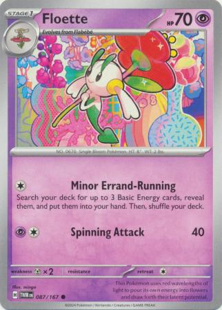 Scarlet & Violet: Twilight Masquerade : 087/167 - Floette - Common