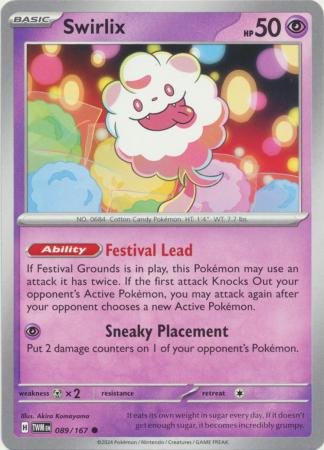 Scarlet & Violet: Twilight Masquerade : 089/167 - Swirlix - Common