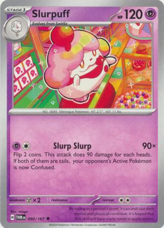 Scarlet & Violet: Twilight Masquerade : 090/167 - Slurpuff - Uncommon