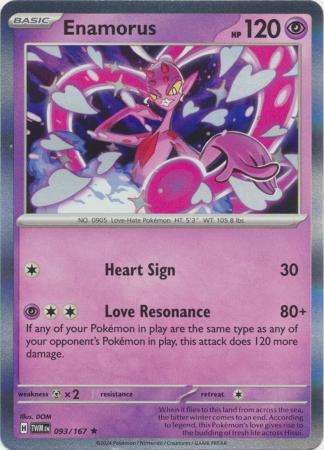 Scarlet & Violet: Twilight Masquerade : 093/167 - Enamorus - Holo Rare
