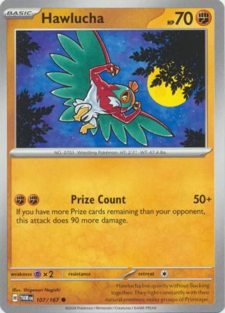 Scarlet & Violet: Twilight Masquerade : 107/167 - Hawlucha - Common