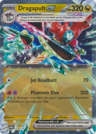 Scarlet & Violet: Twilight Masquerade : 130/167 - Dragapult ex - Ultra Rare