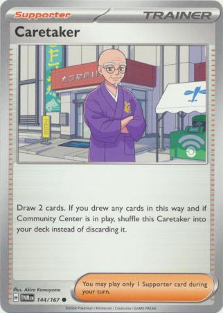 Scarlet & Violet: Twilight Masquerade : 144/167 - Caretaker - Common