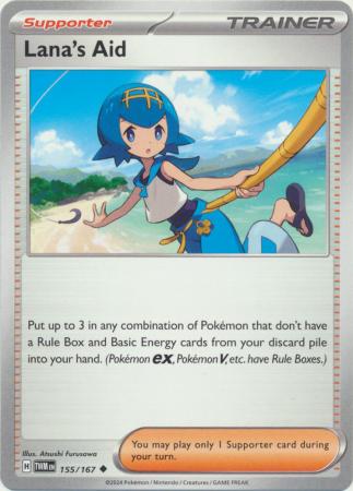 Scarlet & Violet: Twilight Masquerade : 155/167 - Lana's Aid - Uncommon